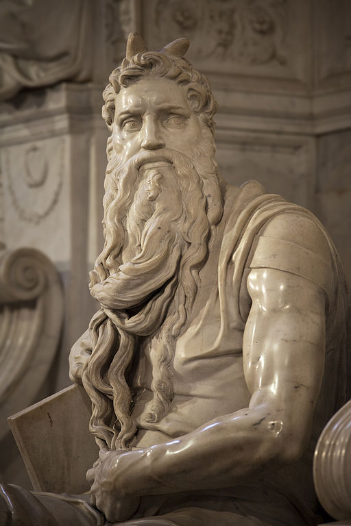 Mos Angelo Moses Michelangelo Horns